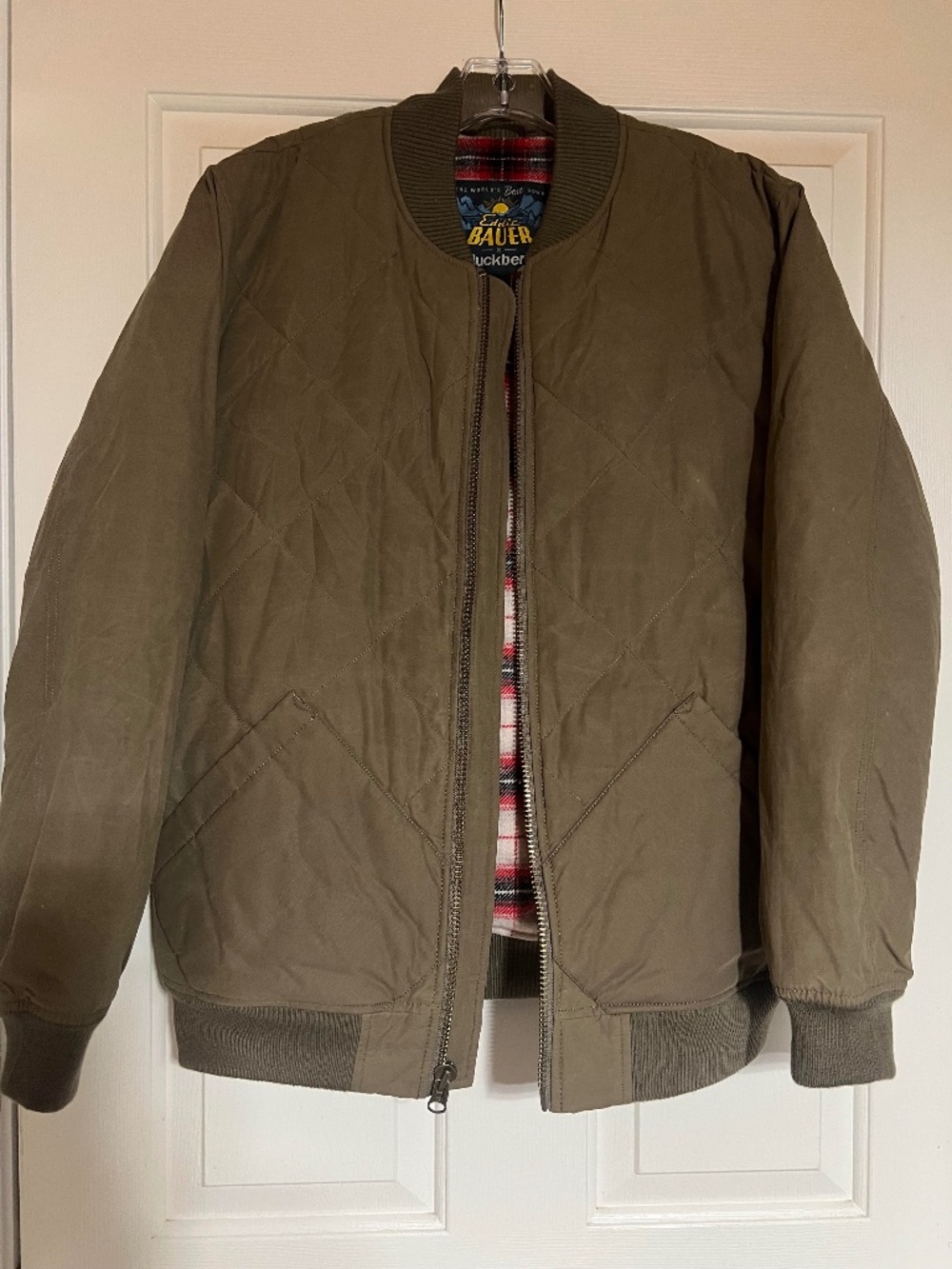Huckberry x Eddie Bauer Skyliner Diamond Quilted Down Jacket